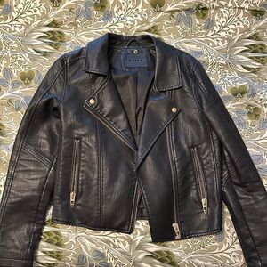 Black Leather Women's Jacket